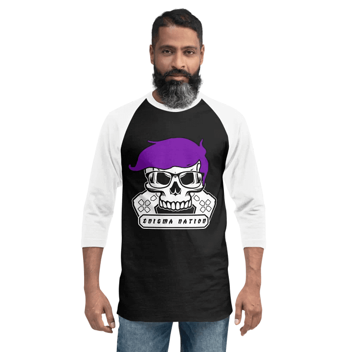 Enigma Nation Tultex Fine Jersey Raglan Tee product image (1)