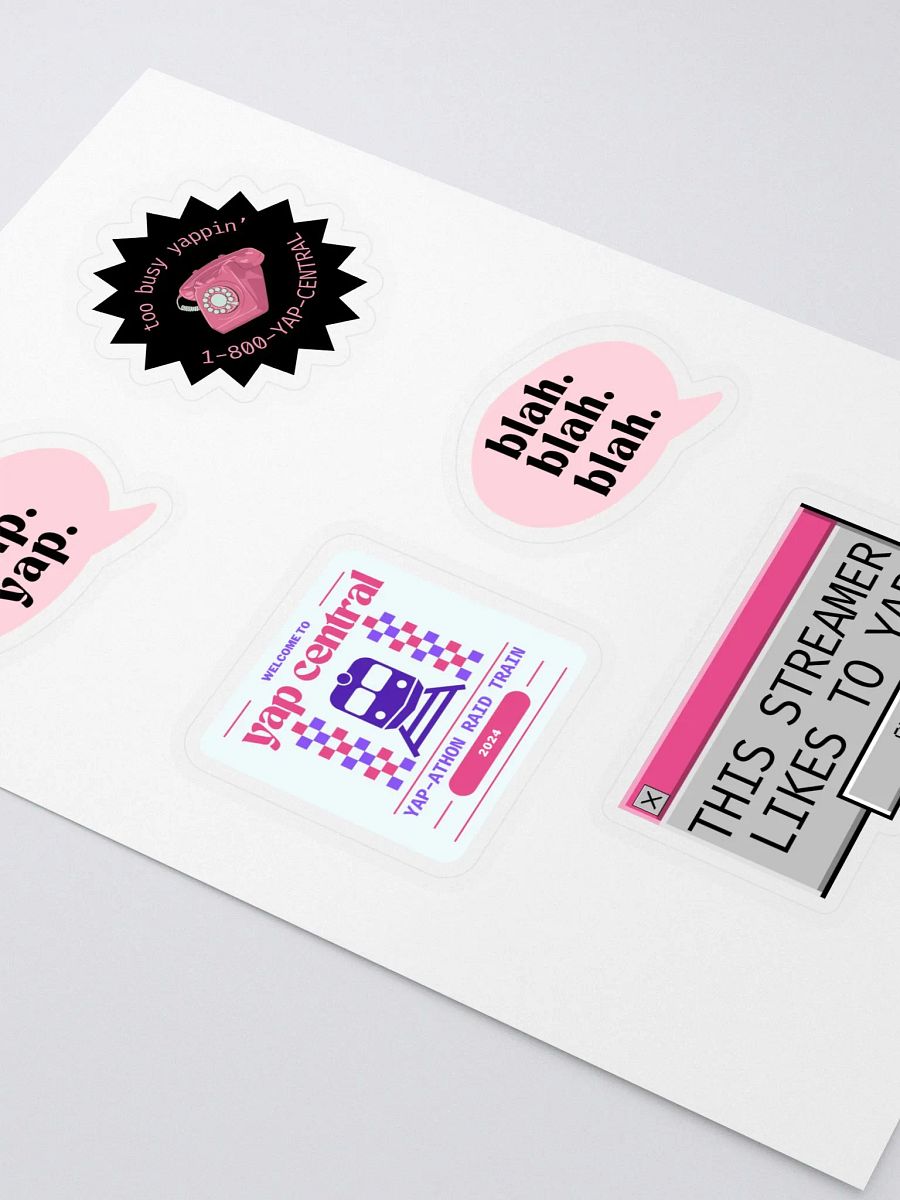 Yap-athon Sticker Sheet product image (2)