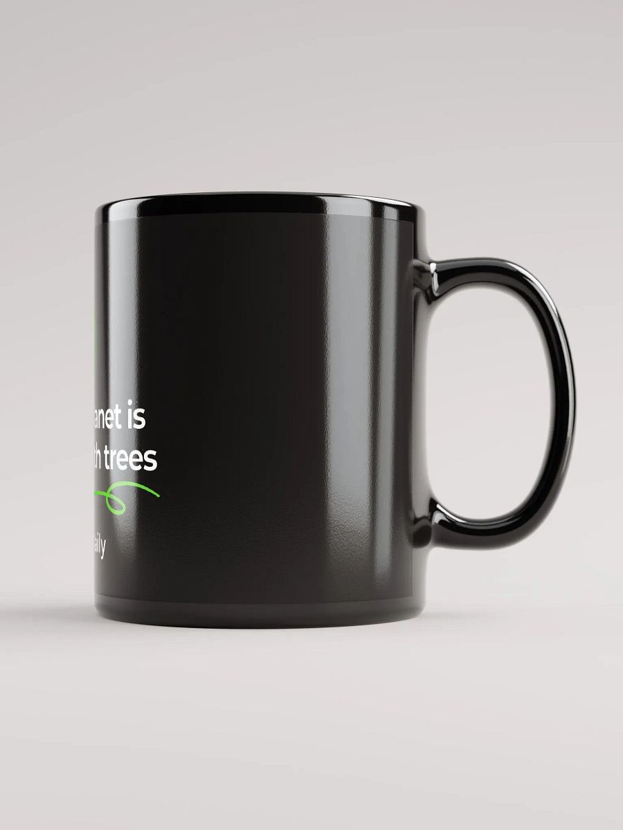 “A Better Planet” Black Glossy Mug – BiocharDaily Edition product image (1)