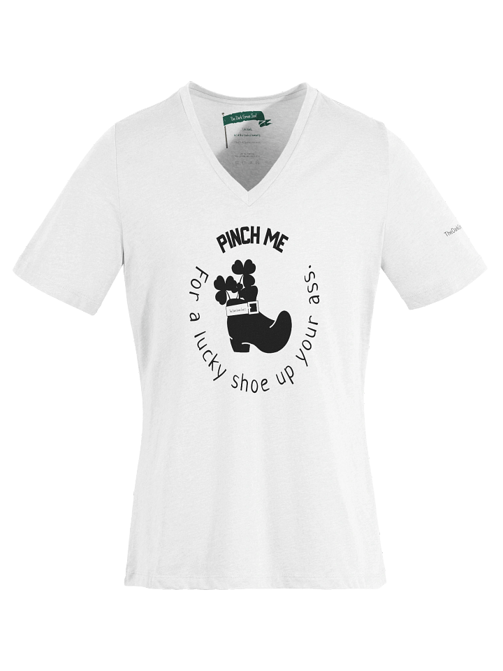 Lucky Shoe Black - Women's V-Neck Tee product image (1)