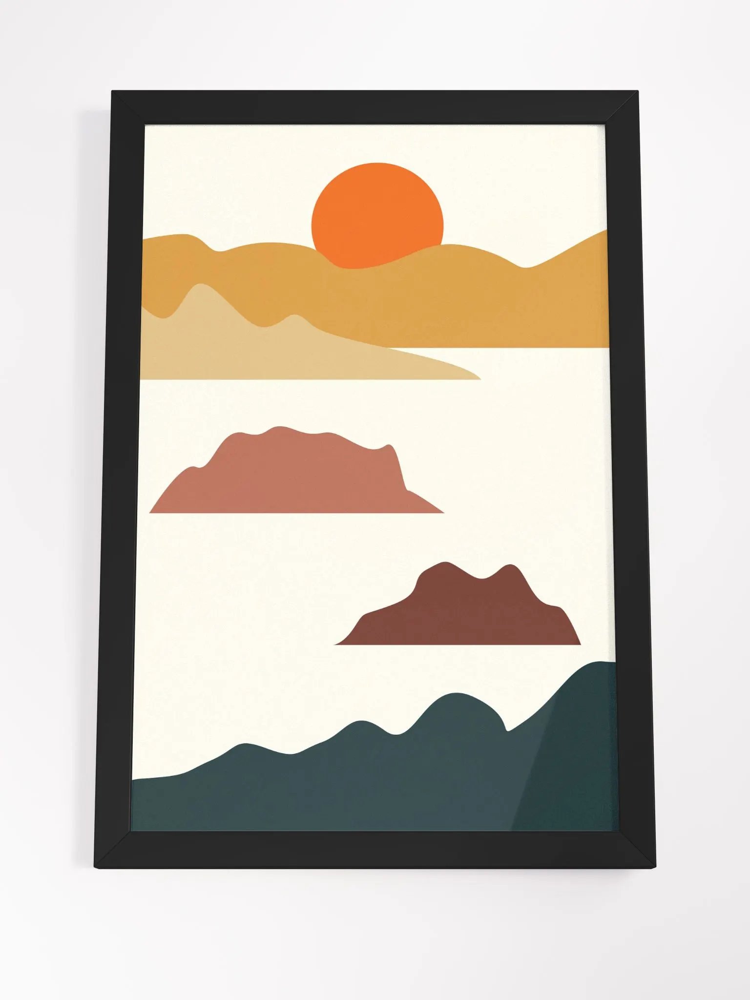Sundown Serenity Framed Poster product image (23)