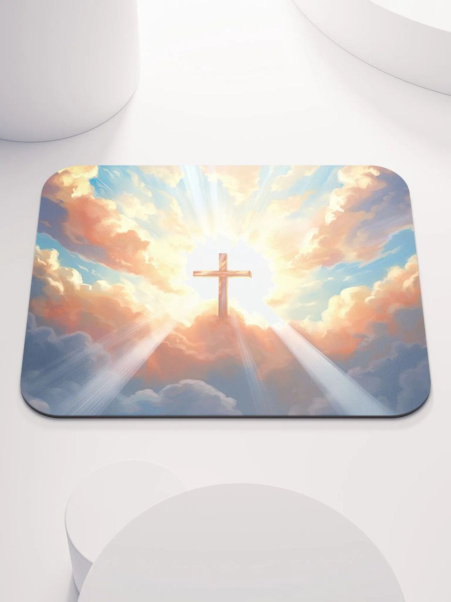 Jesus is the Light Mouse Pad product image (1)