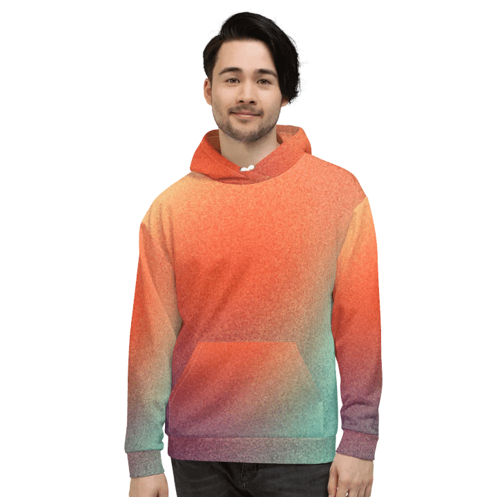 2 Colors Gradient Unisex Hoodie product image (1)