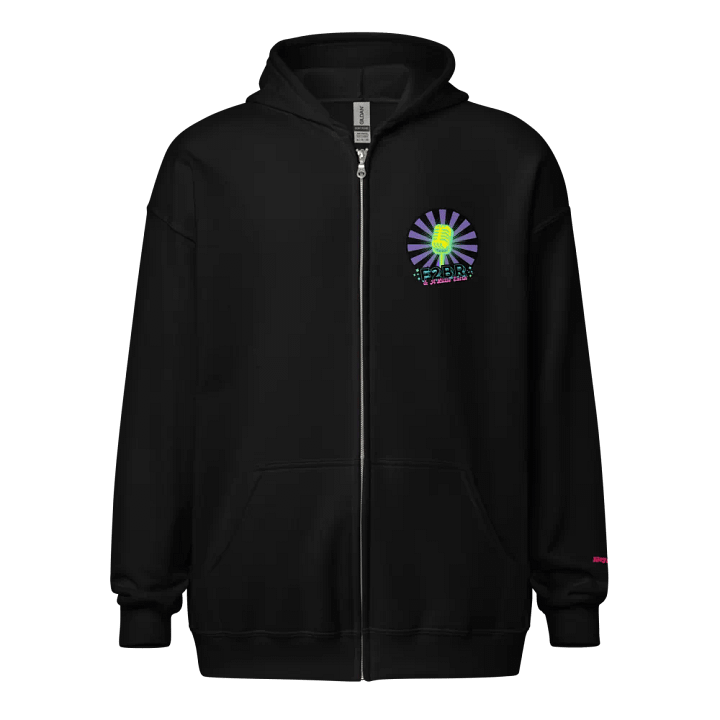F2BR Collection: "100% Real Extra" Zip Hoodie product image (1)