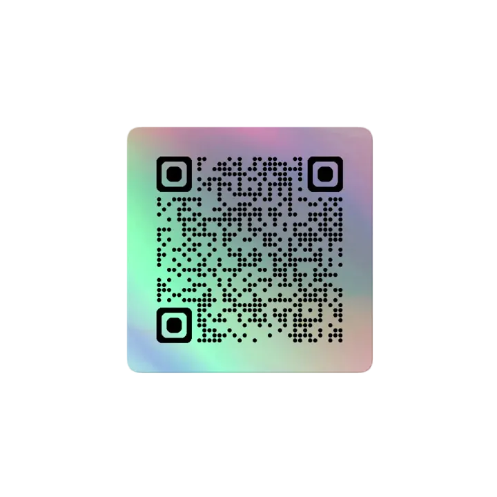 HoloMatrix QR Code Sticker Sheet product image (2)