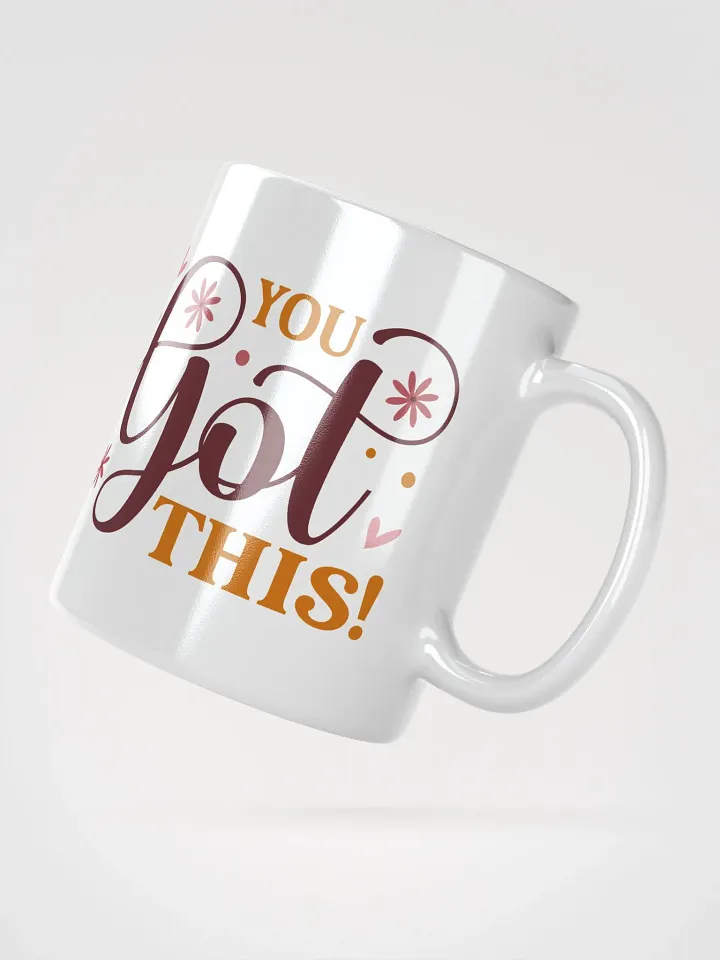 Floral Inspiration White Glossy Mug product image (2)