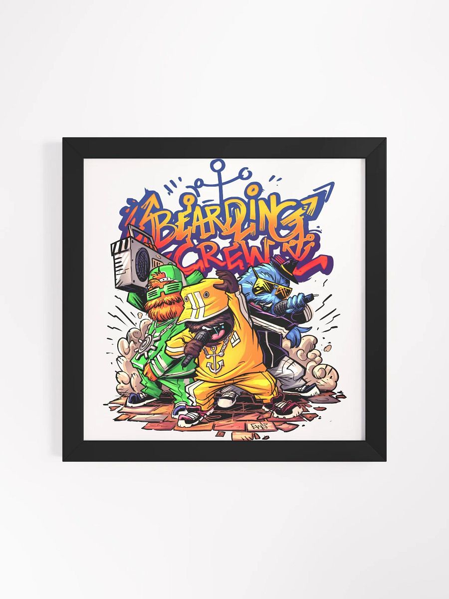 Beardling Crew - Framed High-Quality Matte Poster product image (1)