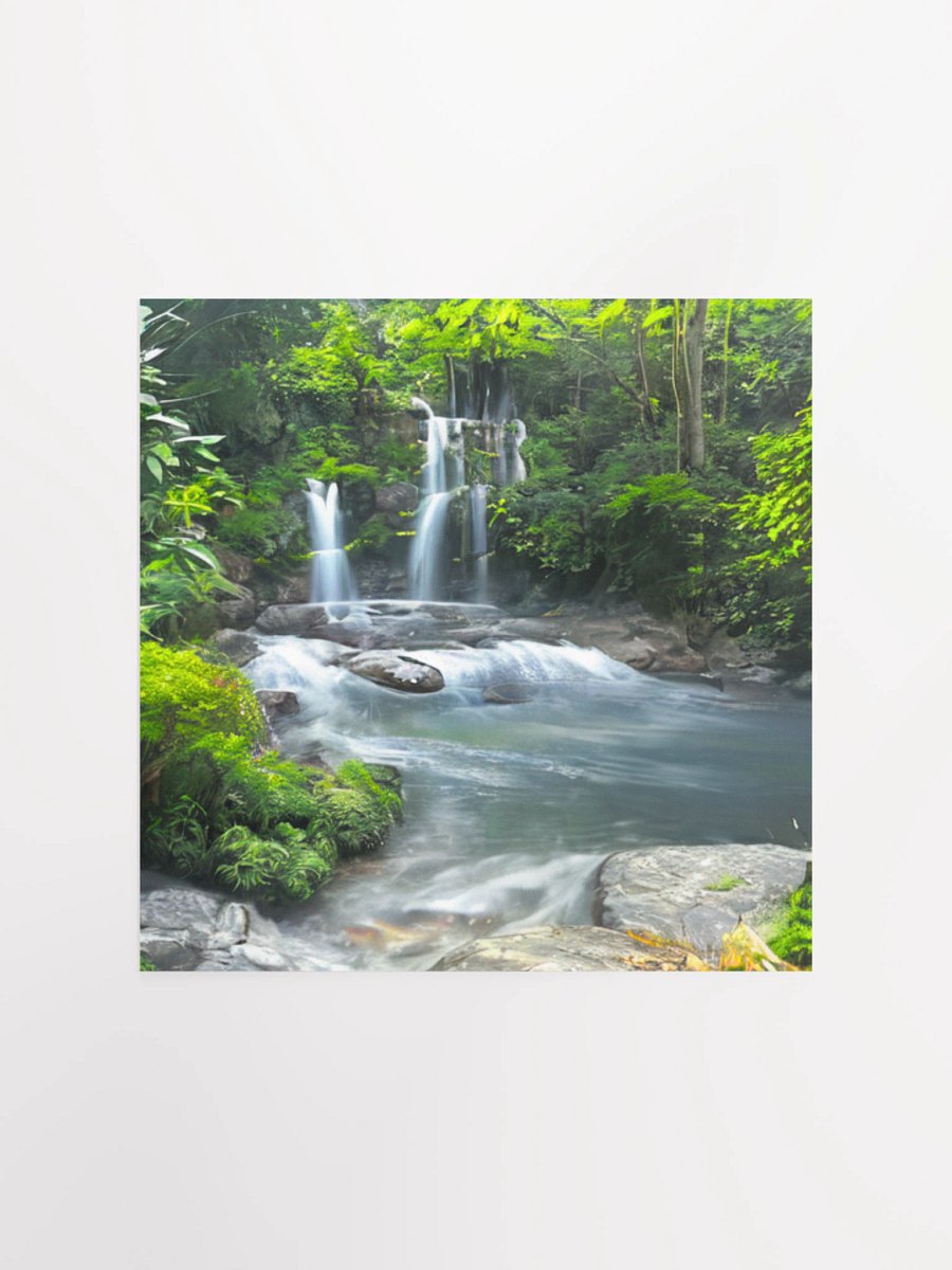 Tranquil Cascades Matte Poster product image (4)
