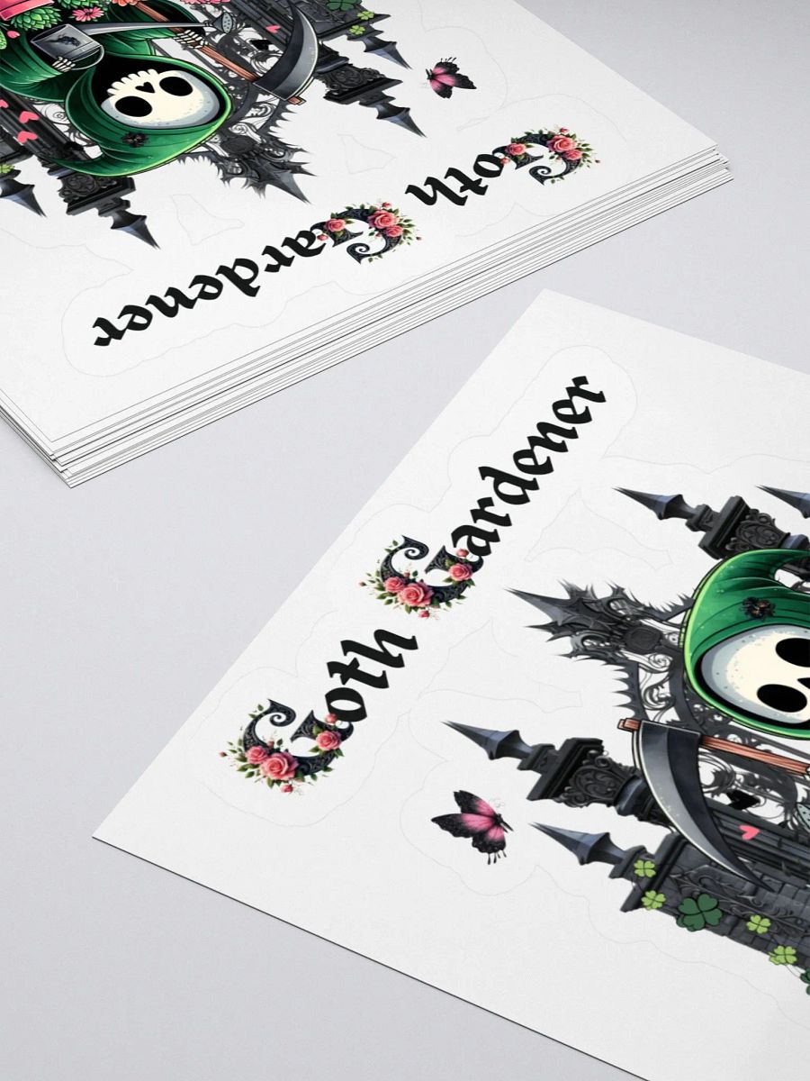 Goth Gardener Sticker product image (12)