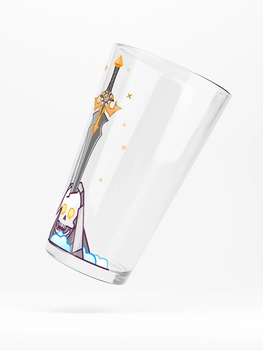 Sword in the Skull - Argent Variation - Pint Glass product image (5)