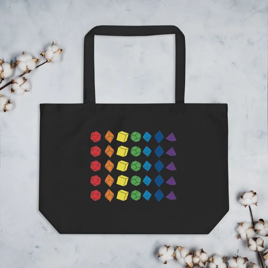 Polyhedra Dice Tote Bag product image (3)