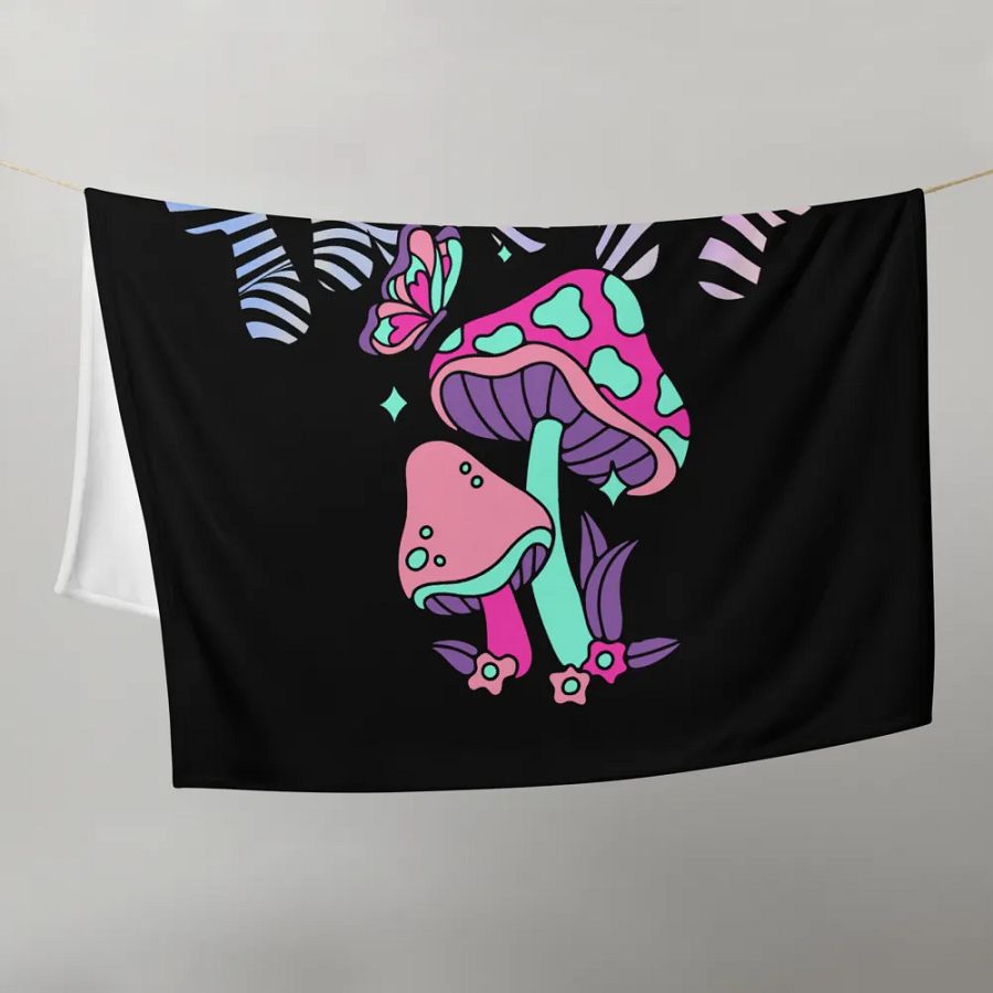 Trippy Drip Fleece Throw Blanket product image (9)
