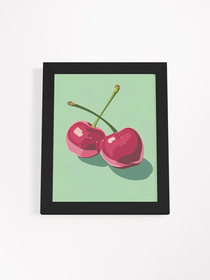 Cherries On Green Background product image (4)