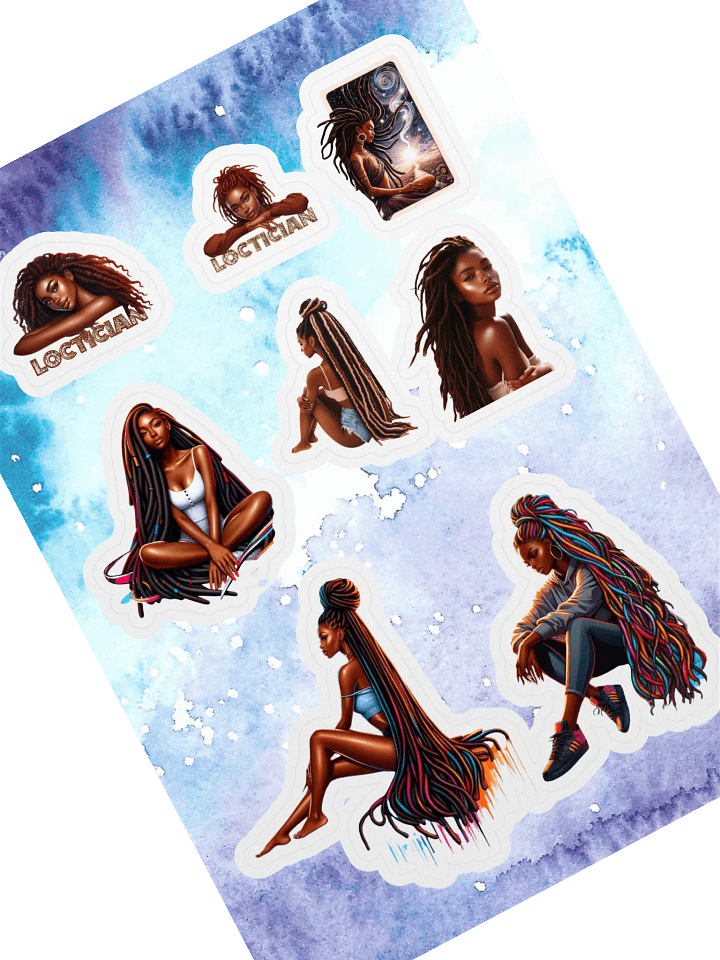 Loctician Love Sticker Sheet product image (1)