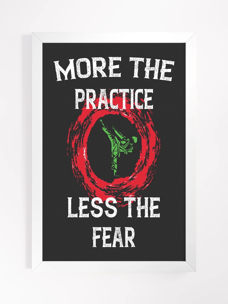 Fitness/Martial Arts Framed Poster - More the Practice product image (1)