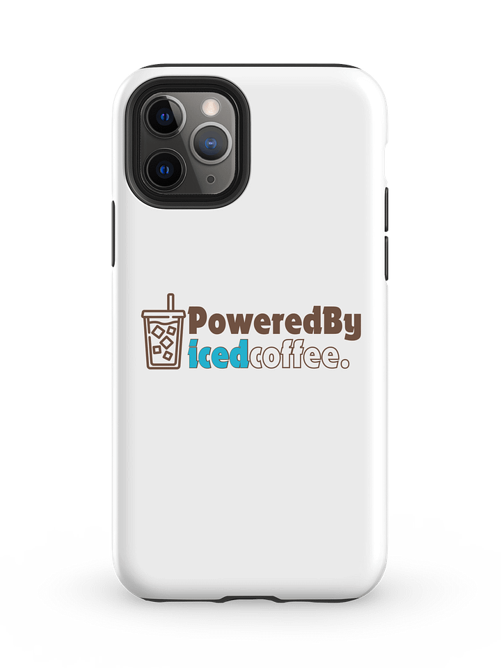 Funny Iced Coffee iPhone Case I Minimalist Phone Cover with Quote I MAGSAFE COMPATIBLE product image (1)
