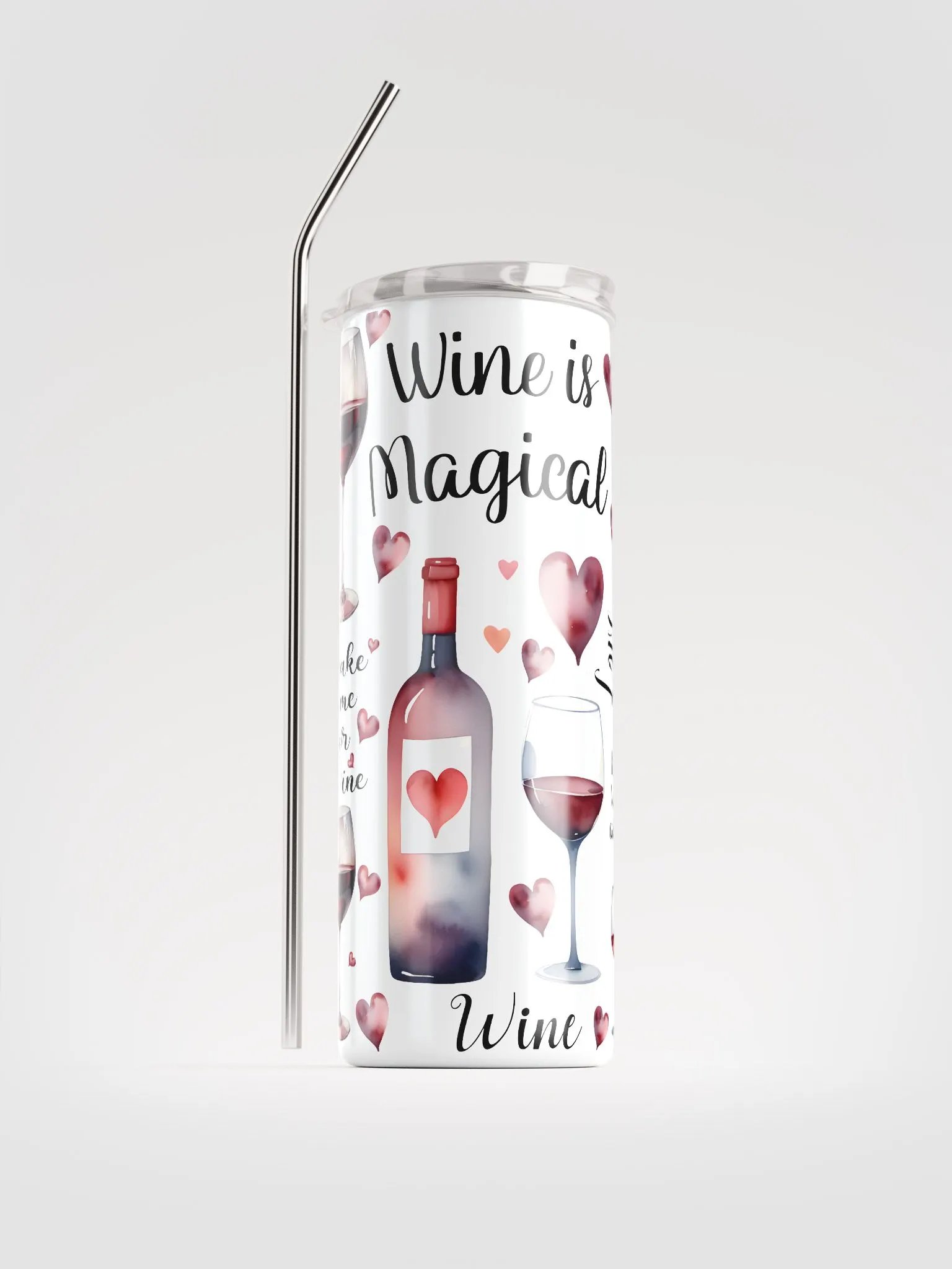 Heartfelt Cheers Stainless Steel Tumbler product image (1)