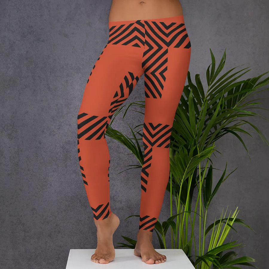 Chevron Chic All-Over Print Leggings product image (5)