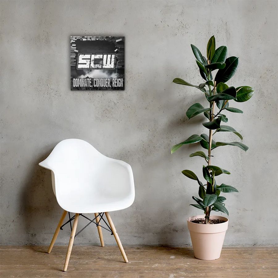 SCW Logo and Mantra Canvas Poster product image (5)