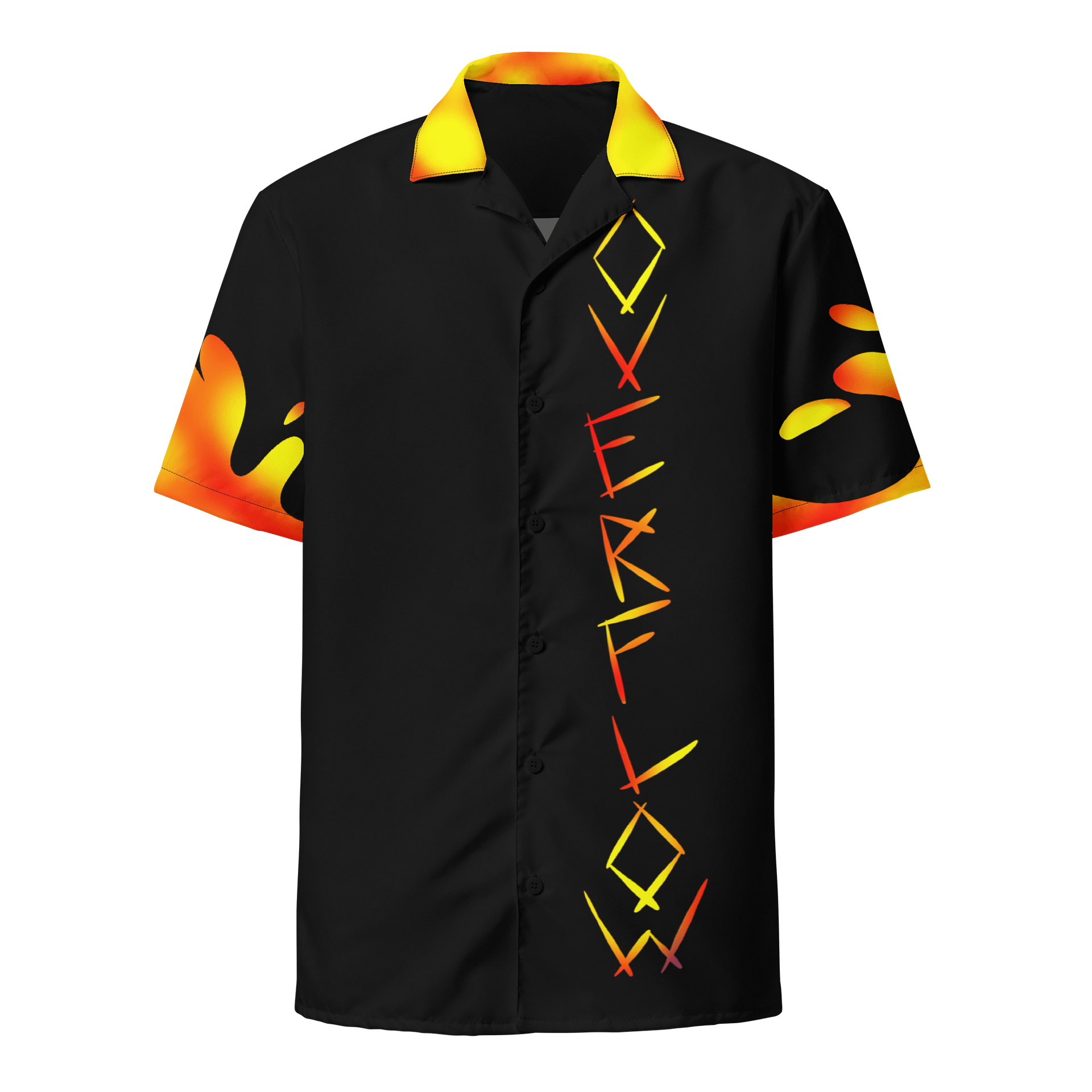 Overflow (Lava) (Hawaiian Shirt) product image (1)