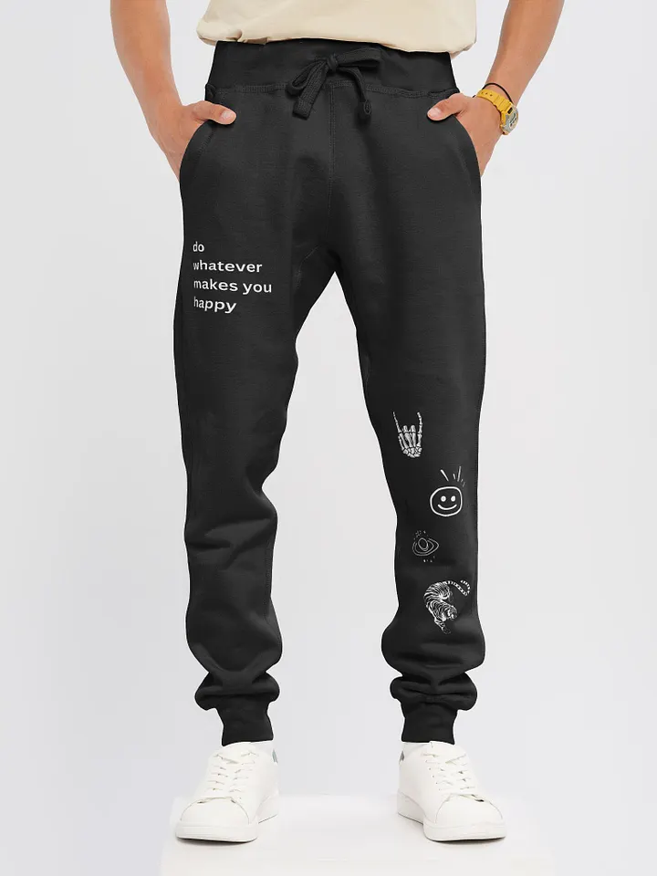 Do Whatever Makes You Happy Fleece Joggers product image (1)
