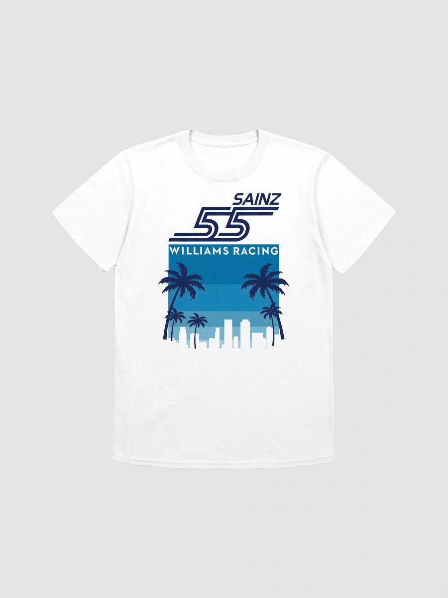 Carlos Sainz 55 Williams Racing F1 Miami Palm Horizon T-Shirt product image (1)
