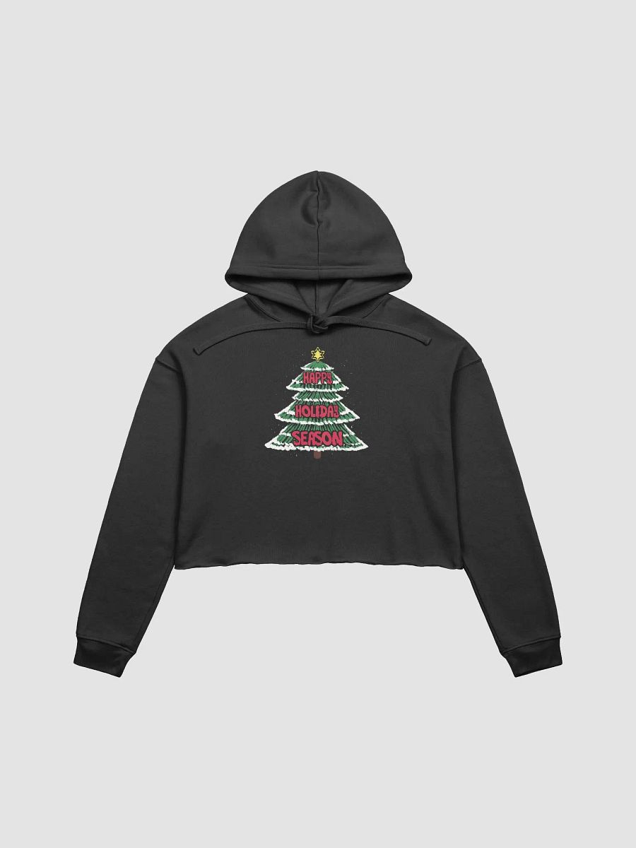 Happy holiday Crop hoodie product image (2)