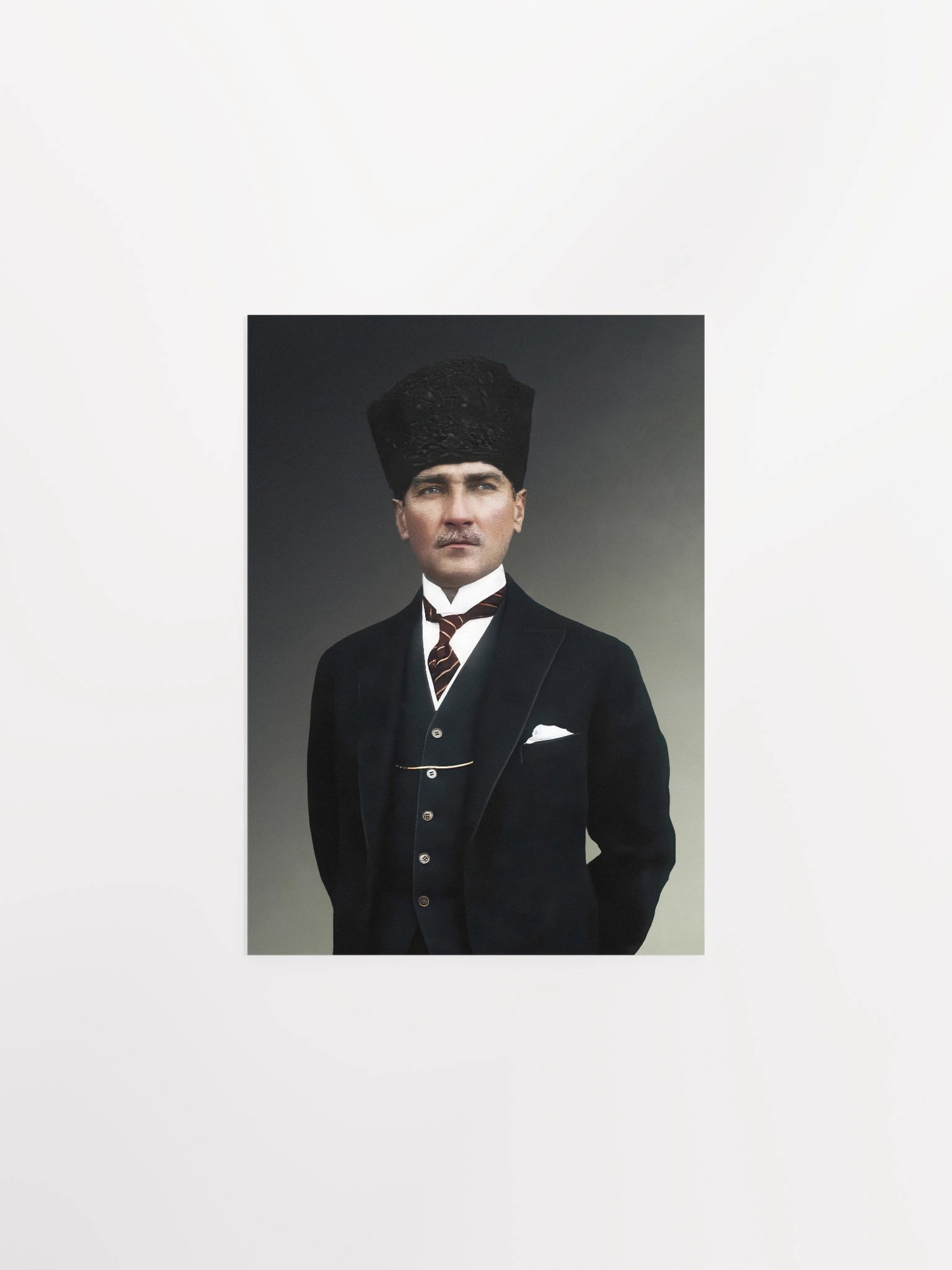 Mustafa Kemal Atatürk photo poster, 1930s — Turkish Leader wall art for office product image (7)