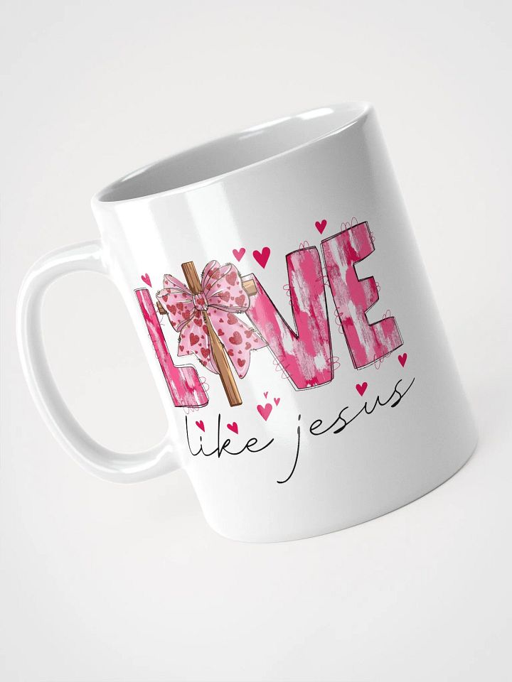 Love Like Jesus Coquette Cross Mug product image (5)