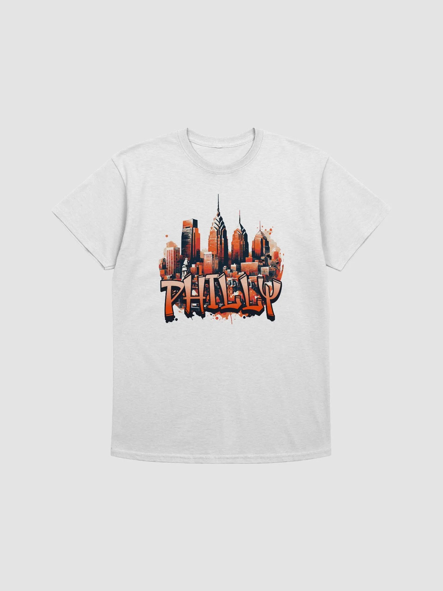 PHILLY CITYSCAPE TEE - Orange product image (27)