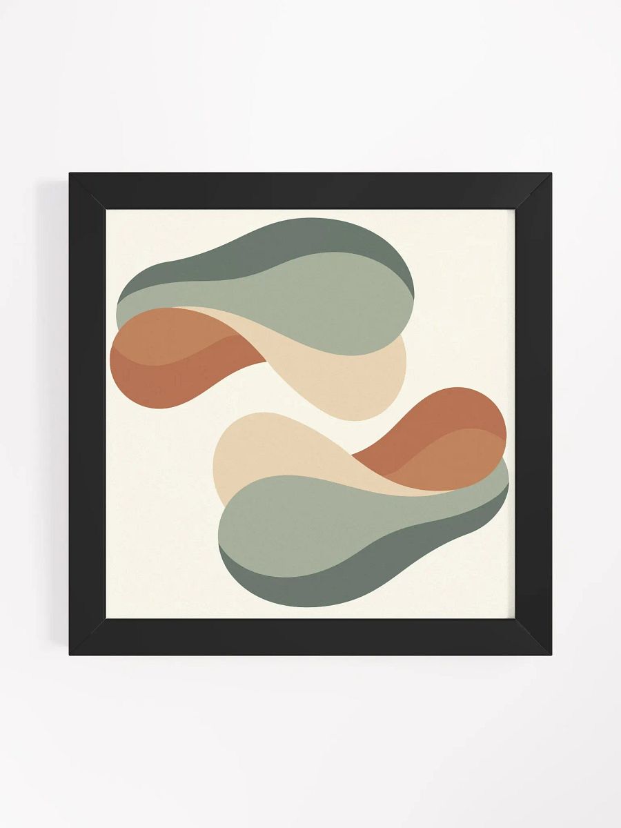 Serene Flow - Abstract Framed Wall Art product image (1)