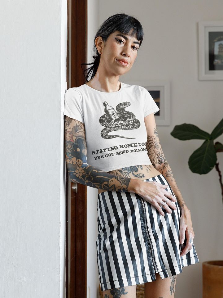 Mood Poisoning Ladies Crop Tee product image (7)