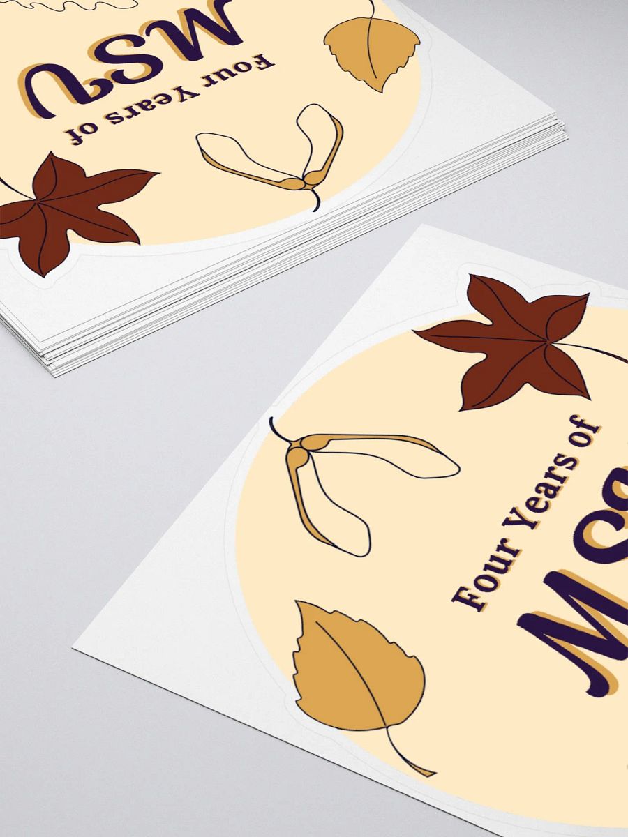 Autumn Anniversary Sticker product image (10)
