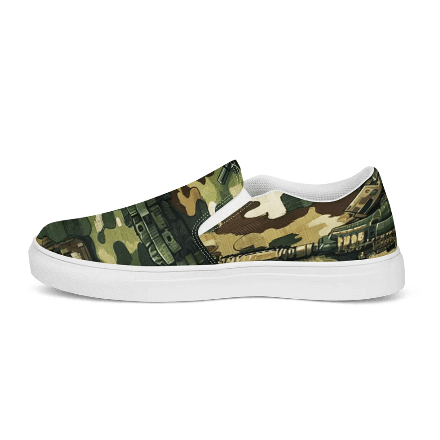 Gun Range Certified: Army Slip on Sneakers product image (5)