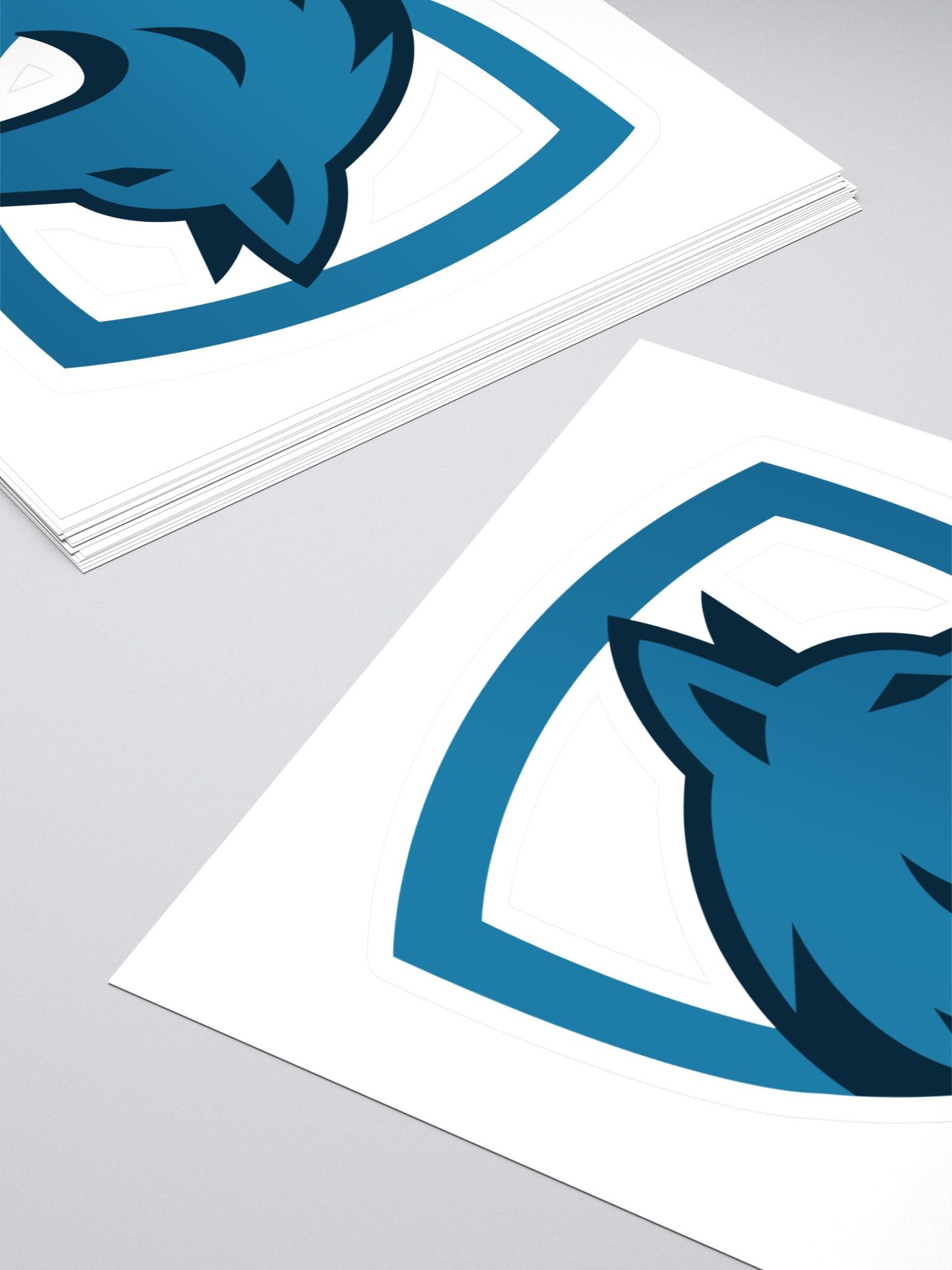 Lykos Defence Wolf Logo Kiss Cut Stickers product image (4)