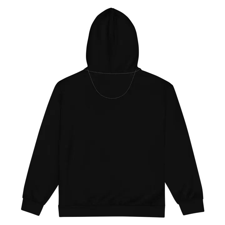 TDS Music Eco-Friendly Black Unisex Zip Hoodie - Relaxed Fit product image (2)