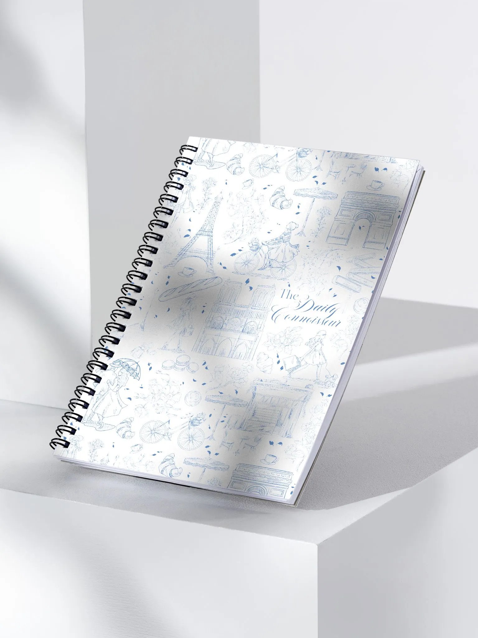 Parisian Toile Spiral Notebook product image (3)