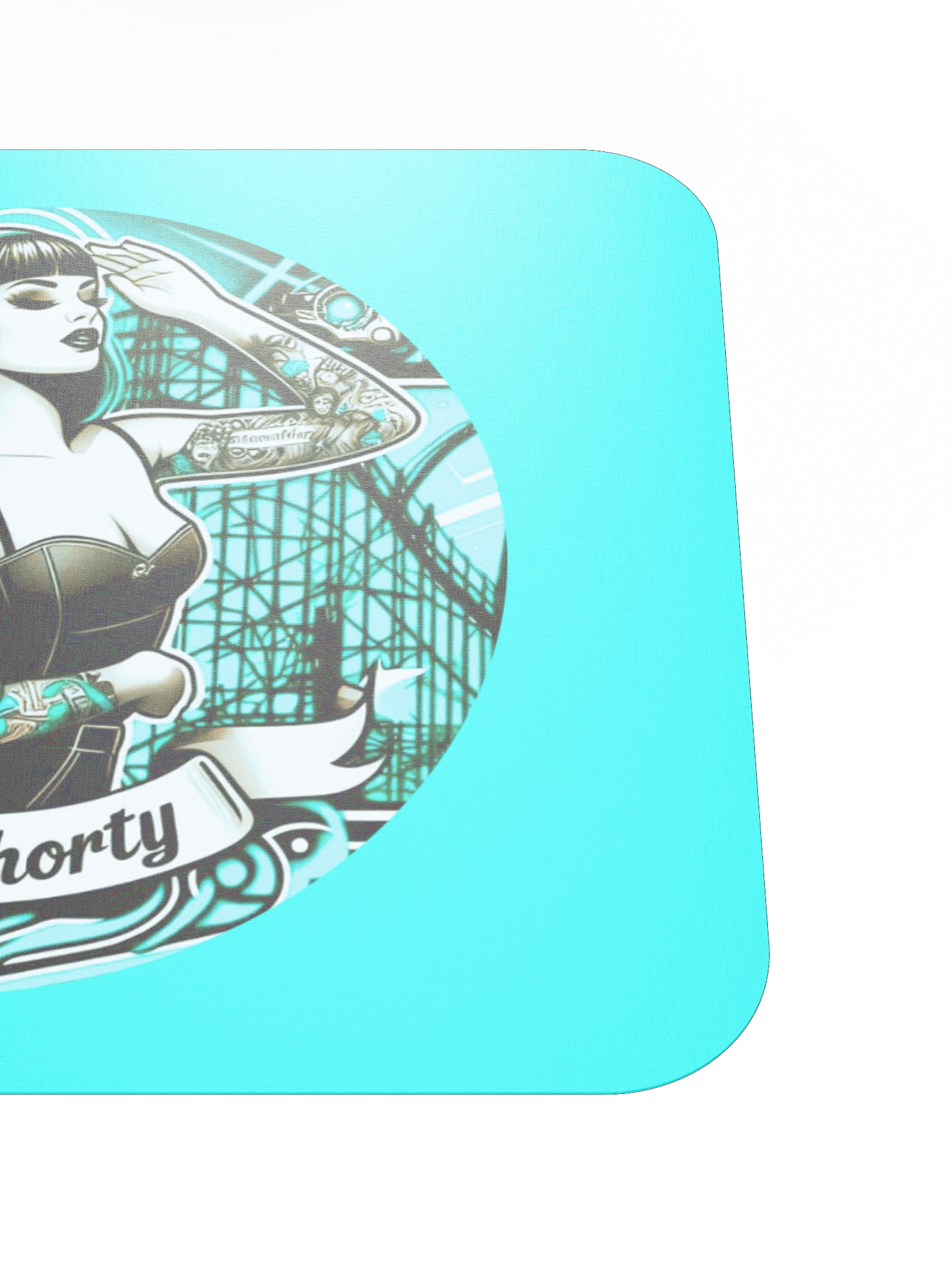 OG Miss Shorty Mouse Pad - Teal product image (5)