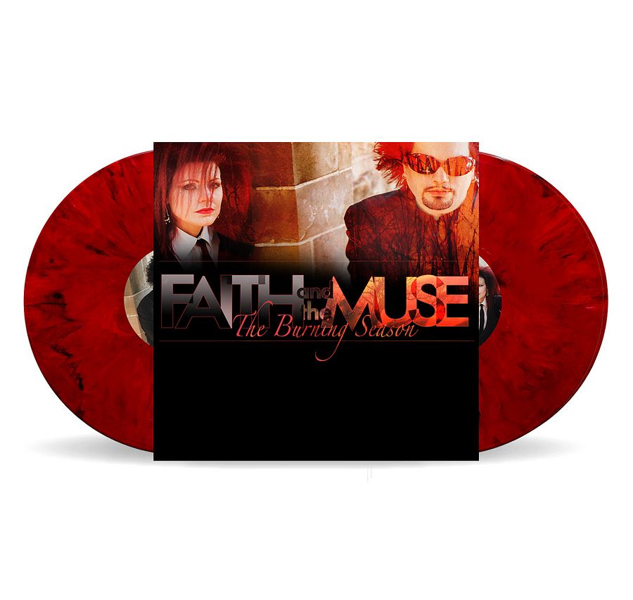 Faith and the Muse The Burning Season Red & Black Marbled Vinyl product image (2)