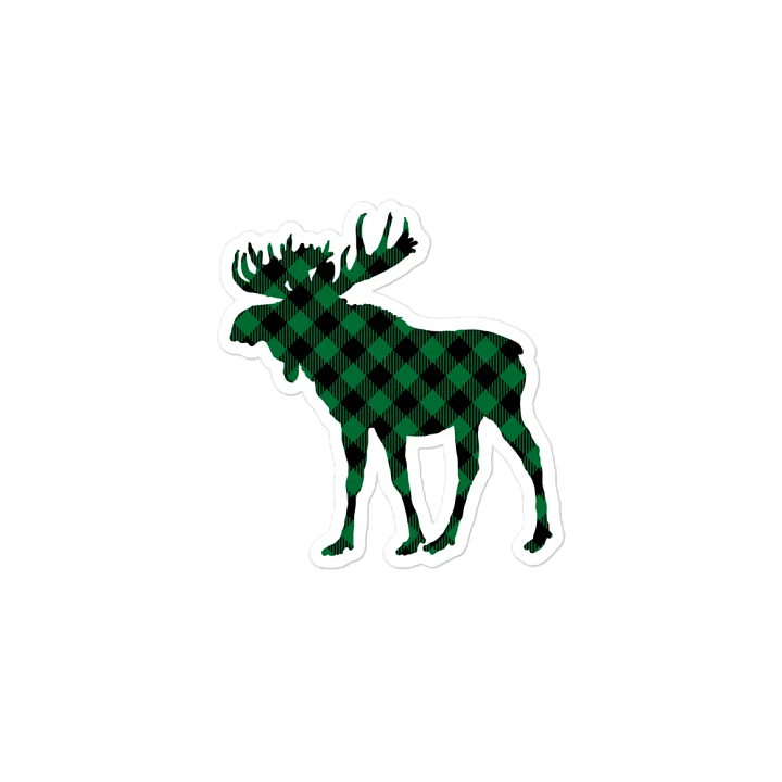 Green Plaid Moose product image (2)