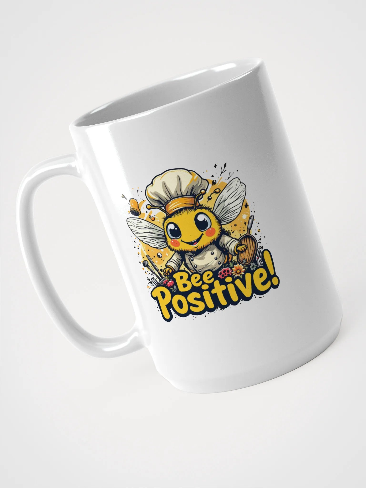 Bee Positive Chef Mug product image (3)
