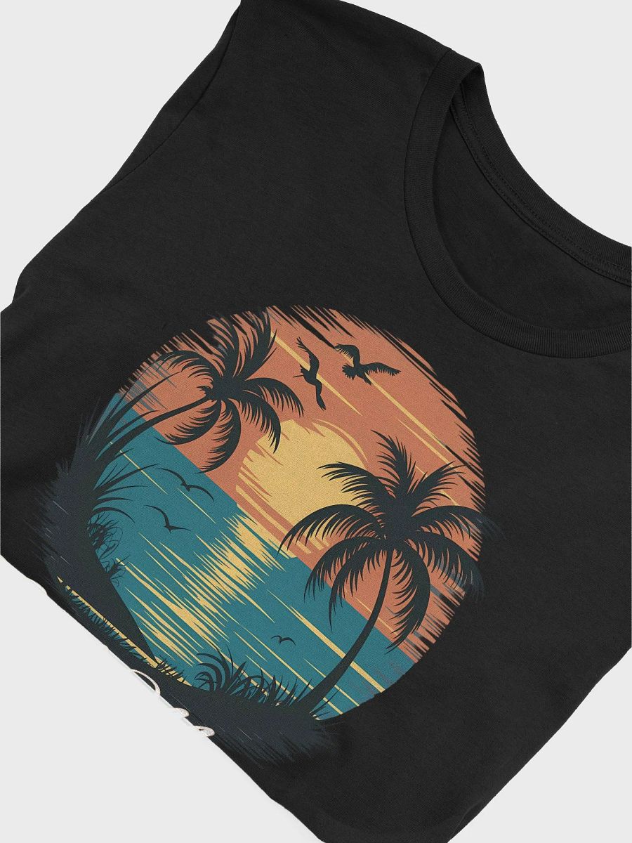 Vintage Gulf of Mexico Sunset T-Shirt – Tropical Beach Palm Tree Graphic product image (25)