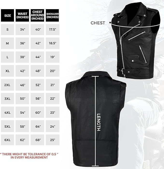 Leather Rocker Vest [MENS] product image (3)