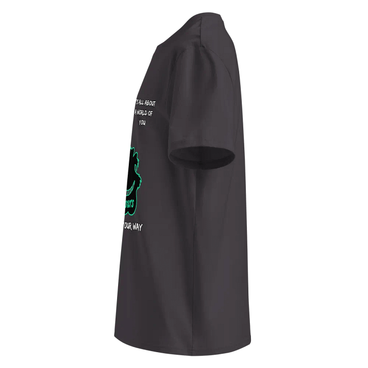 Reality Perspective Tee, Unique Mindset Shirt, Cheshire Cat Wisdom, Different Reality Fashion, Live Your Way Tee, Glow-In-The-Dark Quote product image (20)