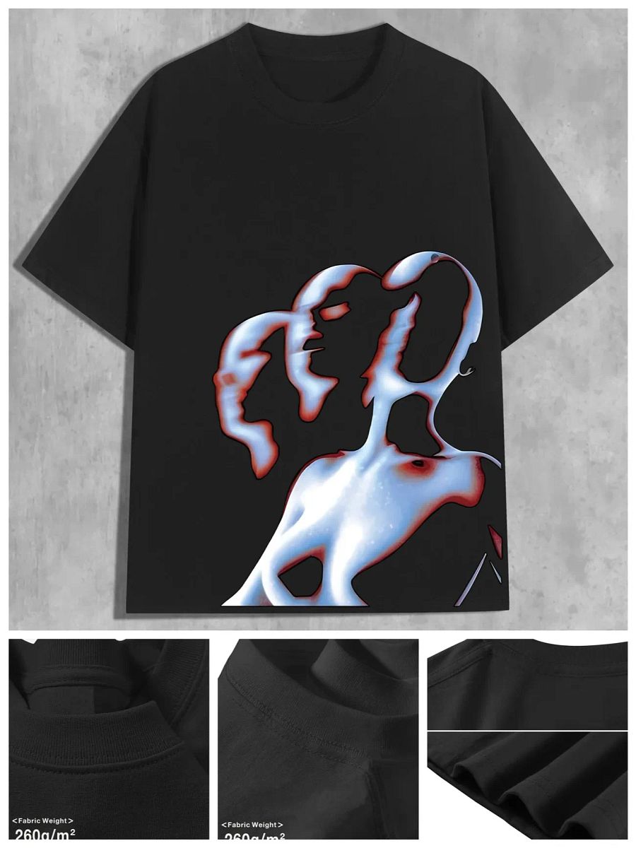 ZENTLY Y2K Tee – Neon Flux Edition product image (3)