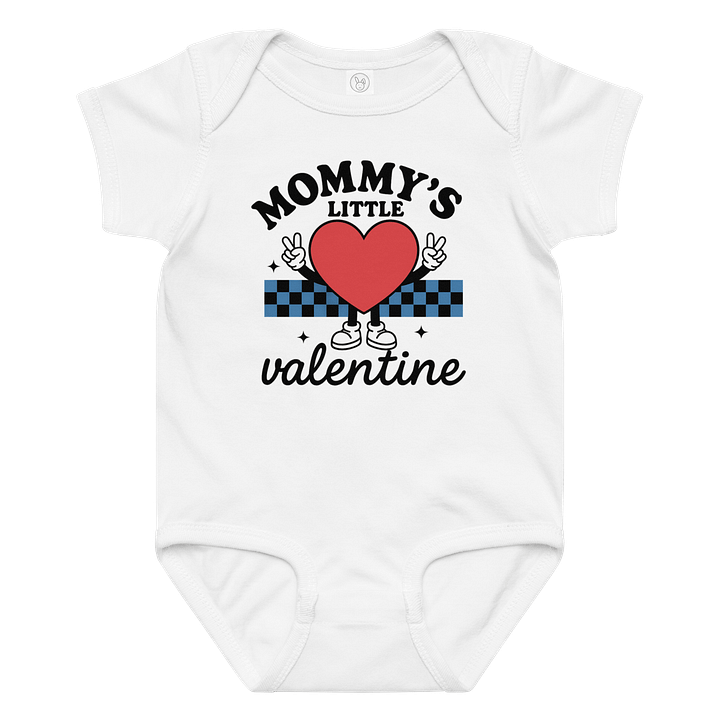 Mommy's Little Valentine Baby Bodysuit product image (1)