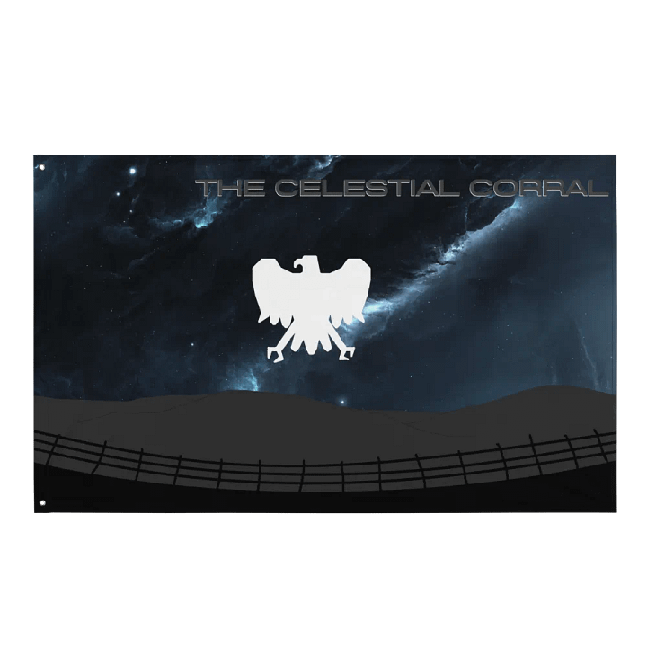 The Celestial Corral Flag product image (1)