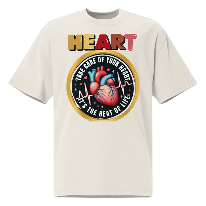 Heartbeat Emblem Oversized Tee product image (2)