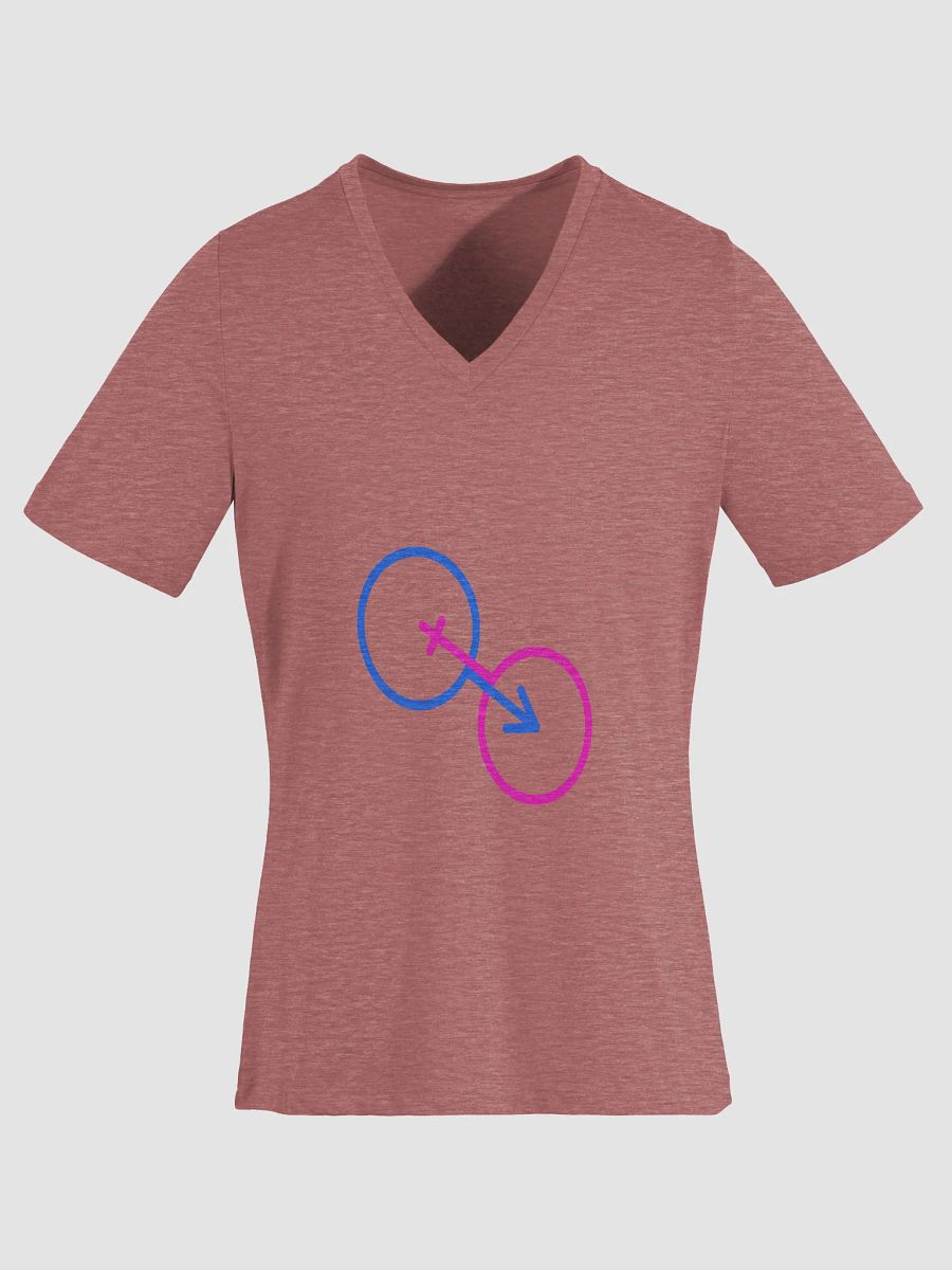 Traditional Gender Symbols V-Neck Tee product image (1)