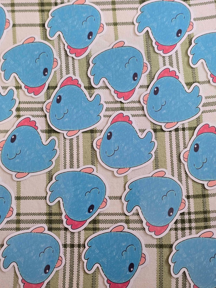 Blue Chicken Sticker product image (3)